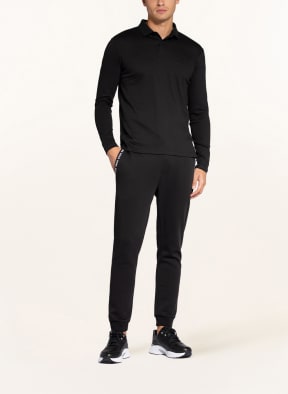 BOSS Jersey polo shirt PIROL regular fit, Color: BLACK (Image 1)