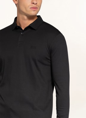 BOSS Jersey polo shirt PIROL regular fit, Color: BLACK (Image 1)