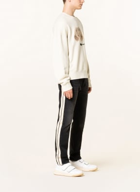 Palm Angels Jeans Slim Fit mit Galonstreifen, Farbe: BLACK WHITE (Bild 1)