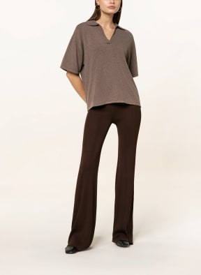 SAMSØE SAMSØE Knit shirt AMARIS, Color: BROWN (Image 1)