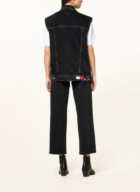 TOMMY JEANS Oversized denim vest , Color: BLACK (Image 1)