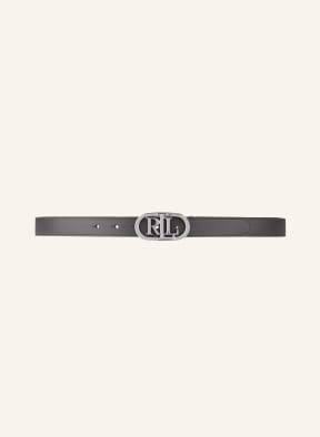 LAUREN RALPH LAUREN Reversible leather belt , Color: BLACK/ ECRU (Image 1)