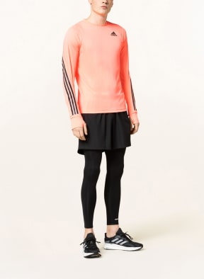 adidas Running T-shirt RUN ICONS, Color: NEON ORANGE (Image 1)