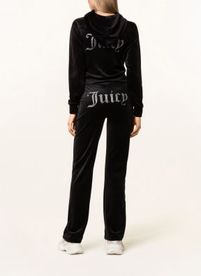 Juicy Couture Velour jacket MADISON with decorative gems, Color: BLACK (Image 1)