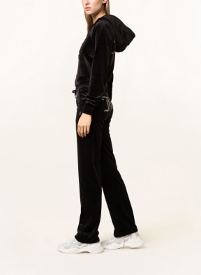 Juicy Couture Velour jacket MADISON with decorative gems, Color: BLACK (Image 1)