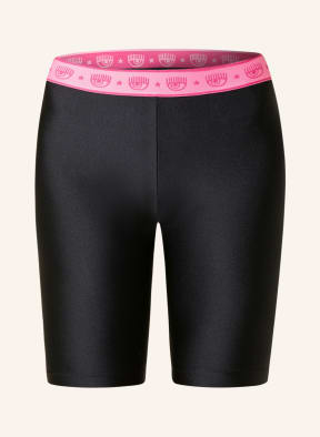 CHIARA FERRAGNI Cycling shorts , Color: BLACK/ PINK (Image 1)