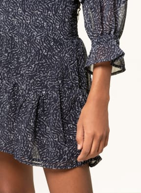 ICHI Skirt IRJOURNELLE, Color: DARK BLUE/ ECRU (Image 1)