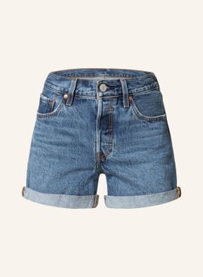 Levi's® Jeansshorts 501, Farbe: 30 Dark Indigo - Worn In (Bild 1)