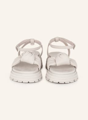 KENNEL & SCHMENGER Platform sandals PROFILE, Color: LIGHT GRAY (Image 1)