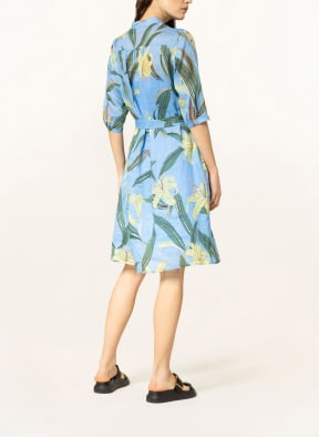 LUISA CERANO Dress with 3/4 sleeve , Color: LIGHT BLUE/ YELLOW/ OLIVE (Image 1)
