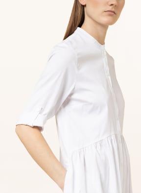 ROBE LÉGÈRE Shirt dress with 3/4 sleeves , Color: WHITE (Image 1)