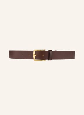 DRYKORN Waist belt YAMINI in leather, Color: DARK BROWN (Image 1)