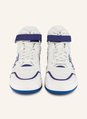 LEANDRO LOPES Hightop sneakers TURBO, Color: WHITE/ BLUE (Image 1)