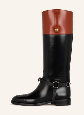 GUCCI Boots , Color: BLACK/ COGNAC (Image 1)