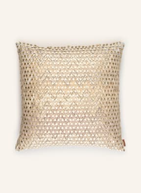 MISSONI Home Dekokisssen JARRIS-JAMILENA mit Federfüllung, Farbe: BEIGE/ HELLBLAU (Bild 1)