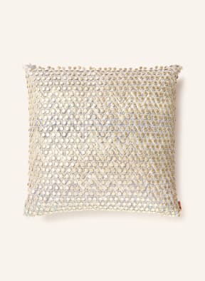 MISSONI Home Dekokisssen JARRIS-JAMILENA mit Federfüllung, Farbe: GOLD/ PETROL/ LILA (Bild 1)