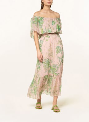 PINKO Kleid AGNONE , Farbe: HELLROSA/ GRÜN/ GELB (Bild 1)