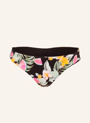 BANANA MOON Bikini bottoms WAILANI, Color: BLACK/ GREEN/ PINK (Image 1)