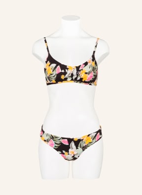 BANANA MOON Bikini bottoms WAILANI, Color: BLACK/ GREEN/ PINK (Image 1)
