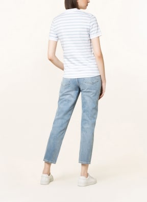 darling harbour Piqué polo shirt, Color: LIGHT BLUE/ WHITE (Image 1)