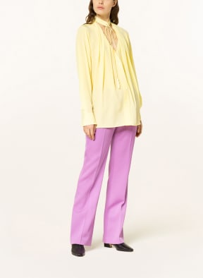 VICTORIABECKHAM Silk blouse, Color: LIGHT YELLOW (Image 1)