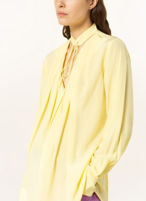 VICTORIABECKHAM Silk blouse, Color: LIGHT YELLOW (Image 1)