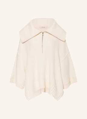DOROTHEE SCHUMACHER Oversized-Pullover aus Merinowolle, Farbe: ECRU (Bild 1)