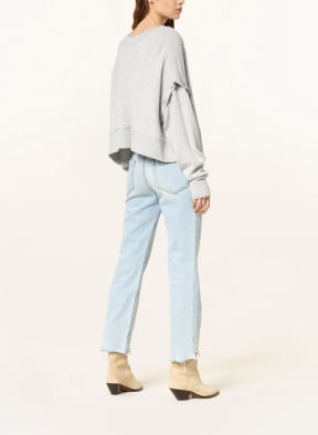 DOROTHEE SCHUMACHER Oversized-Strickjacke mit Cashmere und abnehmbaren Ärmeln, Farbe: HELLGRAU (Bild 1)