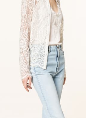 DOROTHEE SCHUMACHER Lace shirt blouse, Color: ECRU (Image 1)