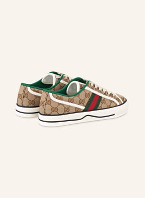 GUCCI Sneakers TENNIS 1977, Color: BEIGE EBONY/MYSTIC WHITE/VRV (Image 1)