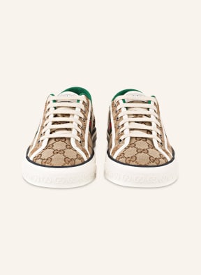 GUCCI Sneakers TENNIS 1977, Color: BEIGE EBONY/MYSTIC WHITE/VRV (Image 1)