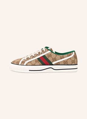GUCCI Sneakers TENNIS 1977, Color: BEIGE EBONY/MYSTIC WHITE/VRV (Image 1)