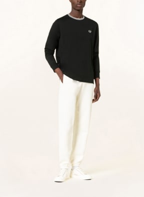 FRED PERRY Long sleeve shirt, Color: DARK GREEN (Image 1)