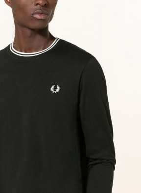 FRED PERRY Long sleeve shirt, Color: DARK GREEN (Image 1)