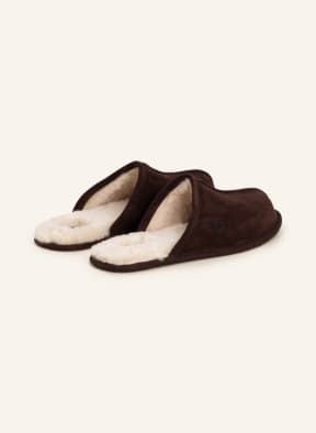 UGG Slippers SCUFF, Color: DARK BROWN (Image 1)