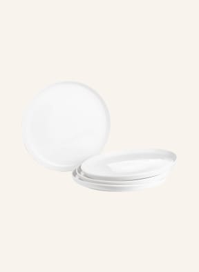 Marc O'Polo 4er-Set Speiseteller MOMENTS, Farbe: CREME (Bild 1)