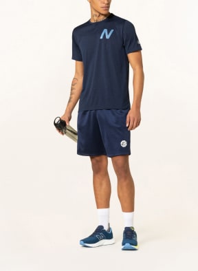 new balance Running shirt IMPACT RUN in mesh, Color: DARK BLUE (Image 1)