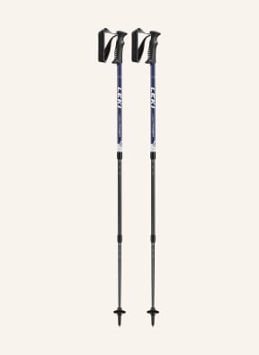 LEKI Trekking poles VOYAGER, Color: DARK BLUE/ DARK GRAY/ WHITE (Image 1)