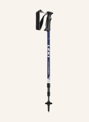 LEKI Trekking poles VOYAGER, Color: DARK BLUE/ DARK GRAY/ WHITE (Image 1)
