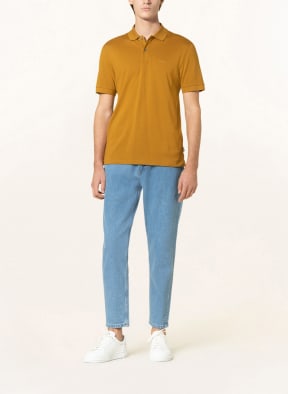 BOSS Piqué polo shirt PALLAS regular fit, Color: COGNAC (Image 1)