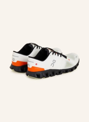 On Laufschuhe CLOUD X 3, Farbe: WEISS/ HELLGRÜN/ ORANGE (Bild 1)