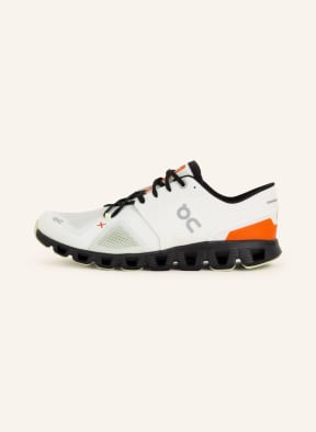 On Laufschuhe CLOUD X 3, Farbe: WEISS/ HELLGRÜN/ ORANGE (Bild 1)