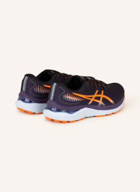 ASICS Running shoes GEL-CUMULUS 24, Color: BLACK/ DARK PURPLE/ ORANGE (Image 1)