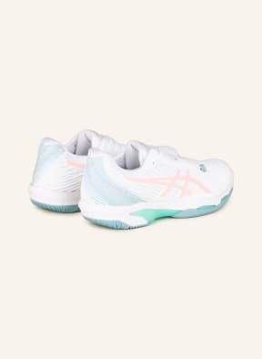 ASICS Tennis shoes SOLUTION SPEED™ FF 2, Color: WHITE/ PINK/ LIGHT GREEN (Image 1)