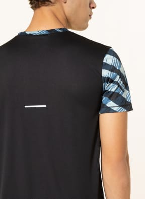 ASICS Running shirt WILD CAMO, Color: BLACK/ DARK BLUE/ LIGHT BLUE (Image 1)