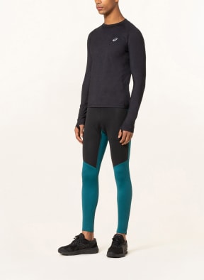 ASICS Running shirt WINTER RUN, Color: BLACK (Image 1)