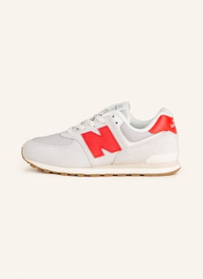 new balance Sneaker 574, Farbe: HELLGRAU/ ROT/ GRAU (Bild 1)