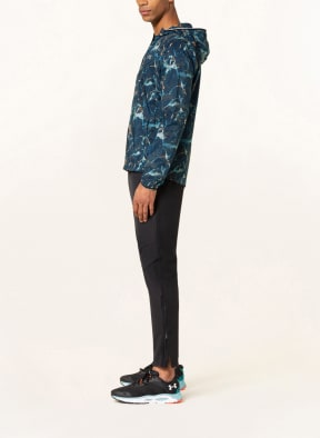 UNDER ARMOUR Running jacket UA STORM OUTRUN THE COLD, Color: BLUE/ LIGHT BLUE/ ORANGE (Image 1)