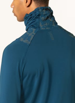 UNDER ARMOUR Running shirt UA OUTRUN THE COLD, Color: TEAL/ TAUPE (Image 1)