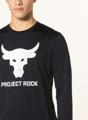 UNDER ARMOUR Long sleeve shirt PROJECT ROCK, Color: BLACK/ WHITE (Image 1)